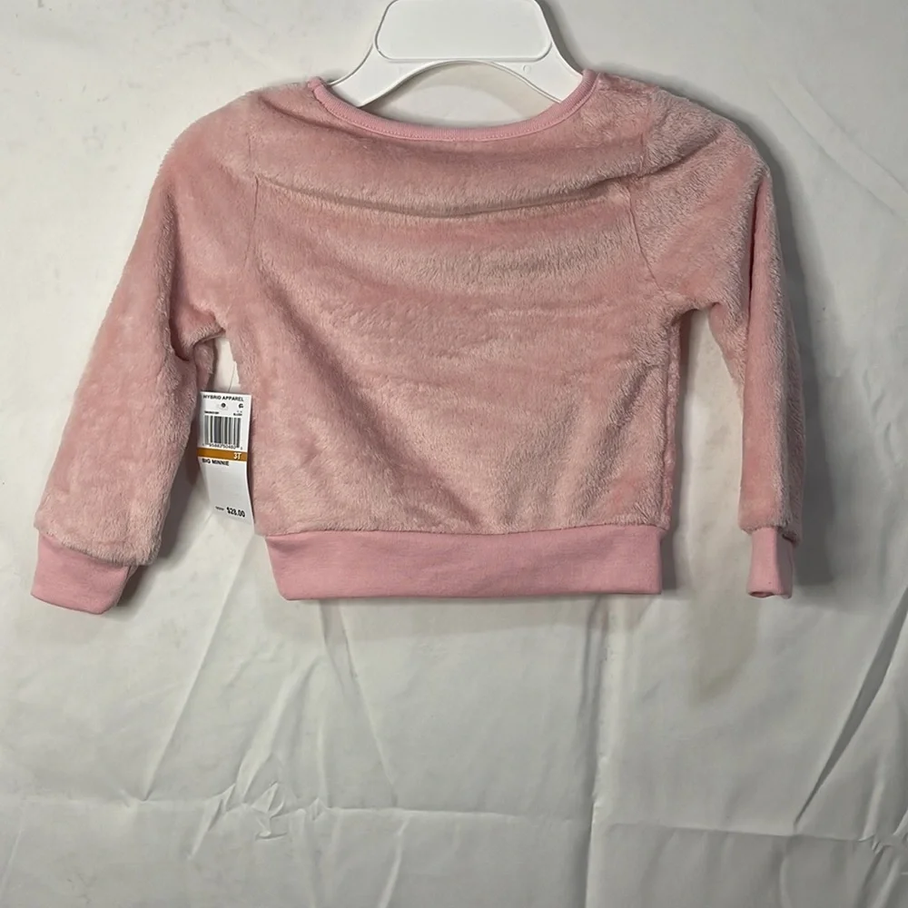 Disney Little Girls Minnie Woobie Sweatshirt - Picture 2 of 7